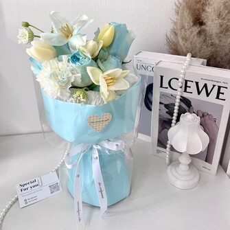 Flower mix blooms - Blue Elf