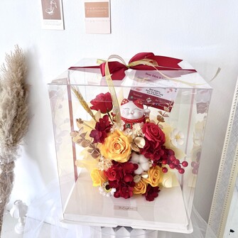 Opening Cake Box (Red yellow theme)