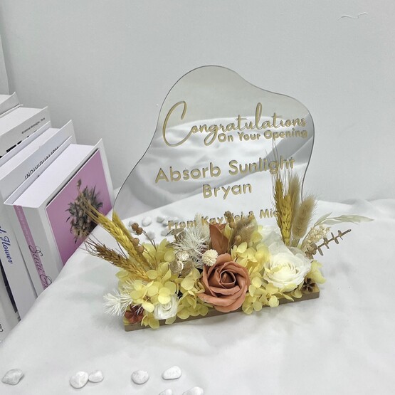 Opening table mirror - Muji theme 