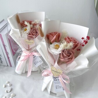 Small size soap flower