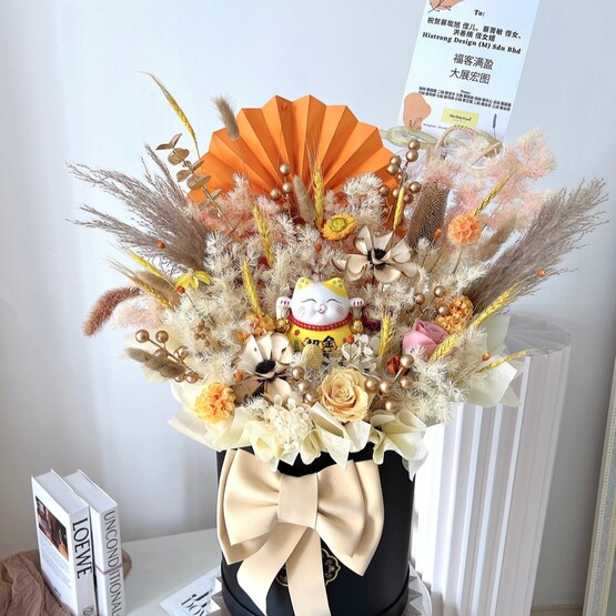 XL size preserved flower opening box