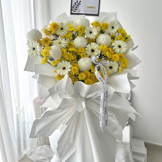Condolences Flower Stand - Forever remembered 05