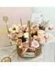 Earth tone  flower basket