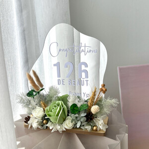 Opening table mirror - Army green theme