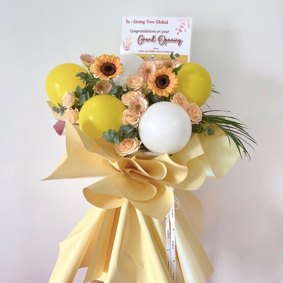 Sunshine opening flower stand